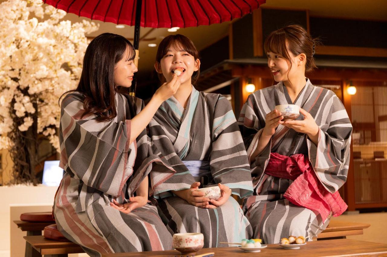 Yamanakaonsen Ohanami Kyubei Kaga  Exterior foto