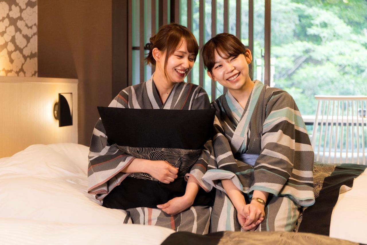 Yamanakaonsen Ohanami Kyubei Kaga  Exterior foto