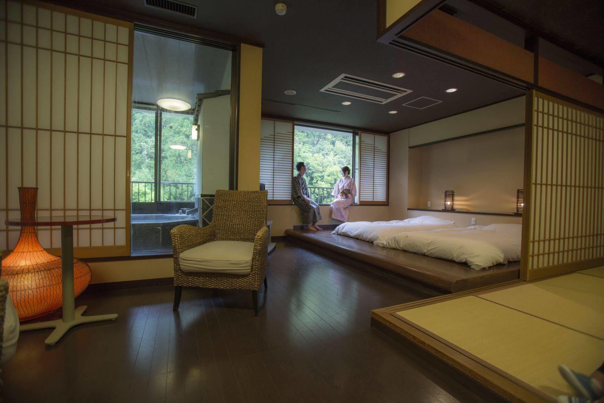 Yamanakaonsen Ohanami Kyubei Kaga  Exterior foto